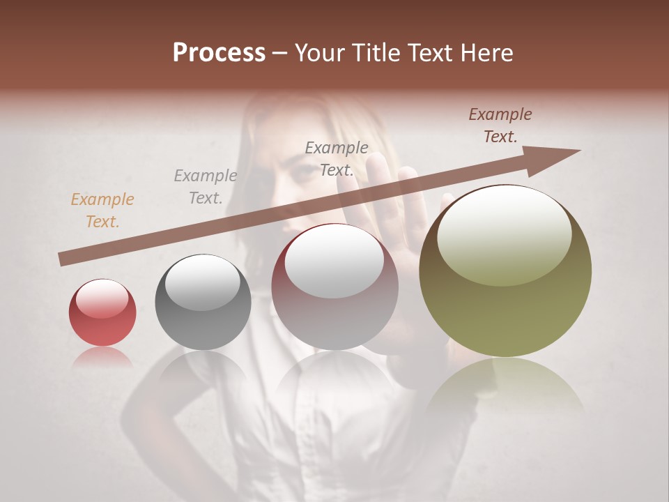 Disgusted Young Hand PowerPoint Template