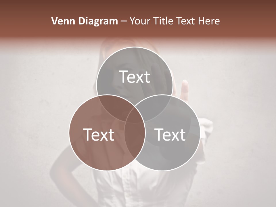 Disgusted Young Hand PowerPoint Template