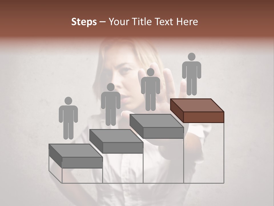 Disgusted Young Hand PowerPoint Template