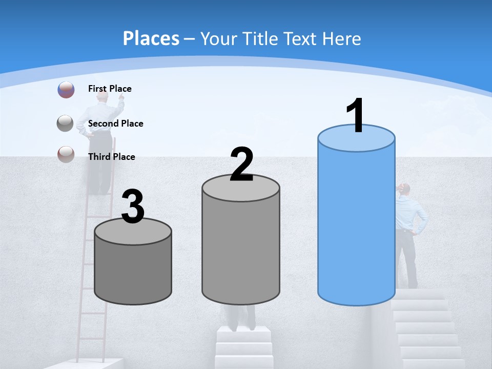 Success Pointing Retired PowerPoint Template