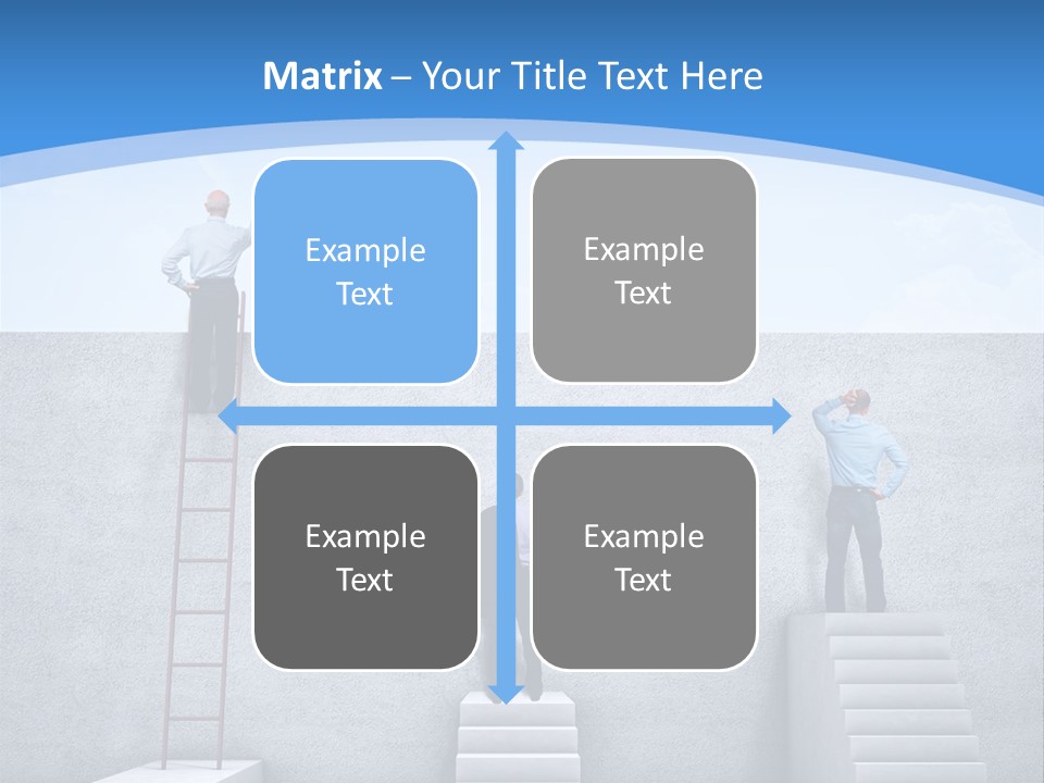 Success Pointing Retired PowerPoint Template
