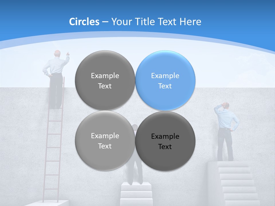 Success Pointing Retired PowerPoint Template