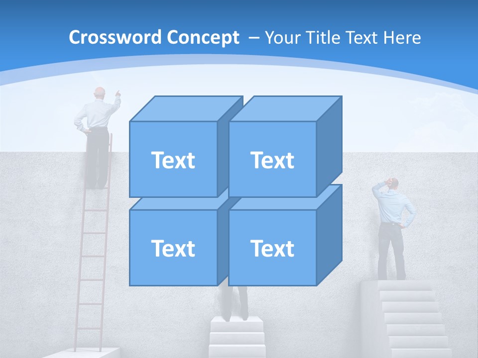 Success Pointing Retired PowerPoint Template