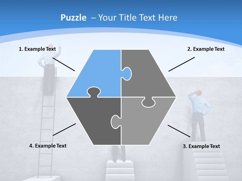 Success Pointing Retired PowerPoint Template