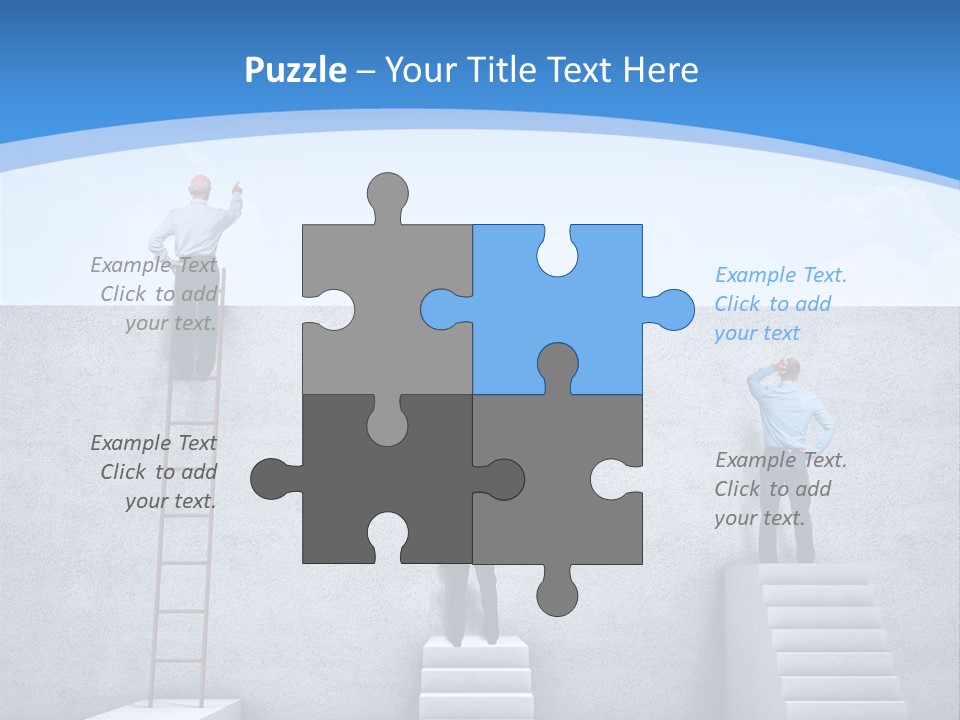 Success Pointing Retired PowerPoint Template
