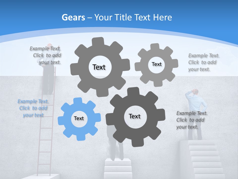 Success Pointing Retired PowerPoint Template