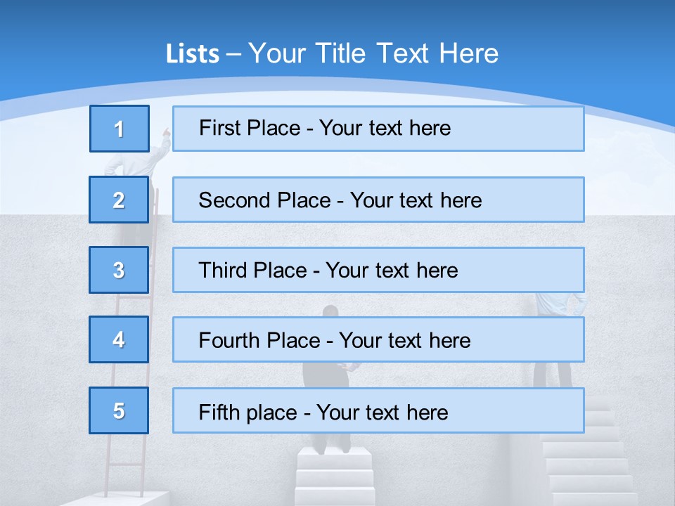 Success Pointing Retired PowerPoint Template