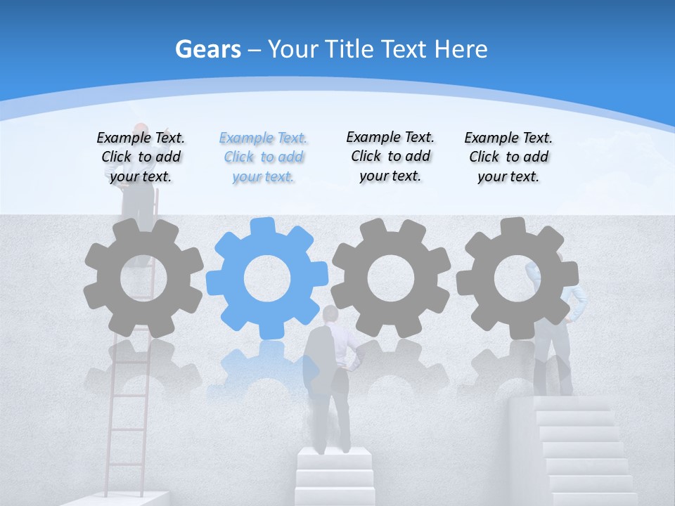 Success Pointing Retired PowerPoint Template