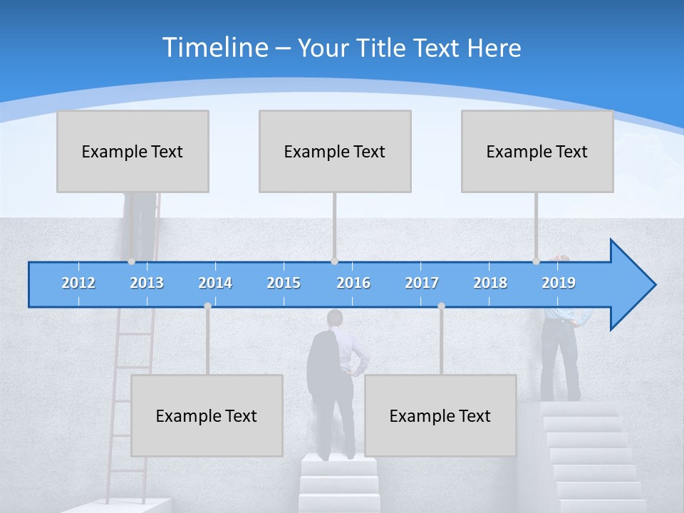 Success Pointing Retired PowerPoint Template