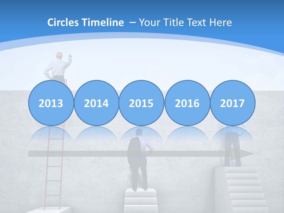 Success Pointing Retired PowerPoint Template