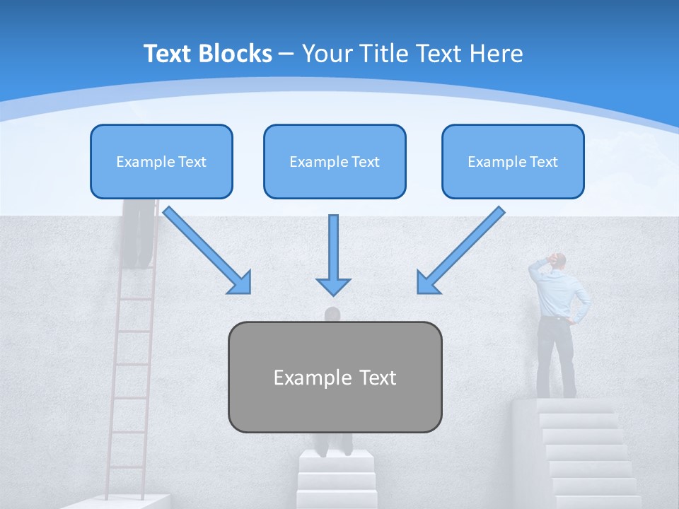Success Pointing Retired PowerPoint Template
