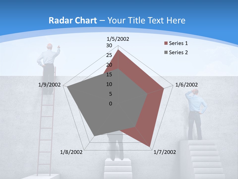 Success Pointing Retired PowerPoint Template