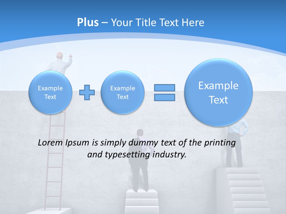 Success Pointing Retired PowerPoint Template