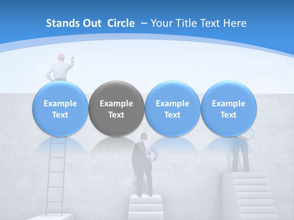 Success Pointing Retired PowerPoint Template