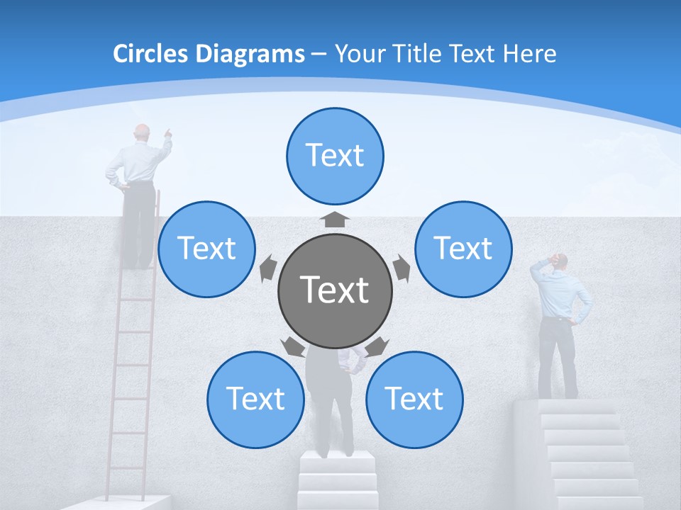 Success Pointing Retired PowerPoint Template