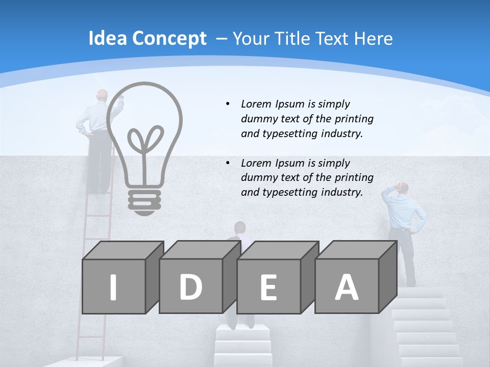 Success Pointing Retired PowerPoint Template