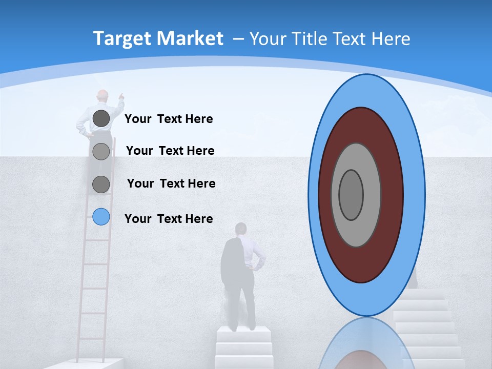 Success Pointing Retired PowerPoint Template