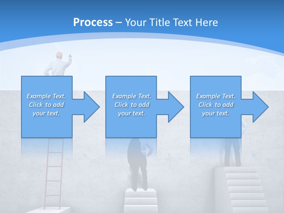 Success Pointing Retired PowerPoint Template