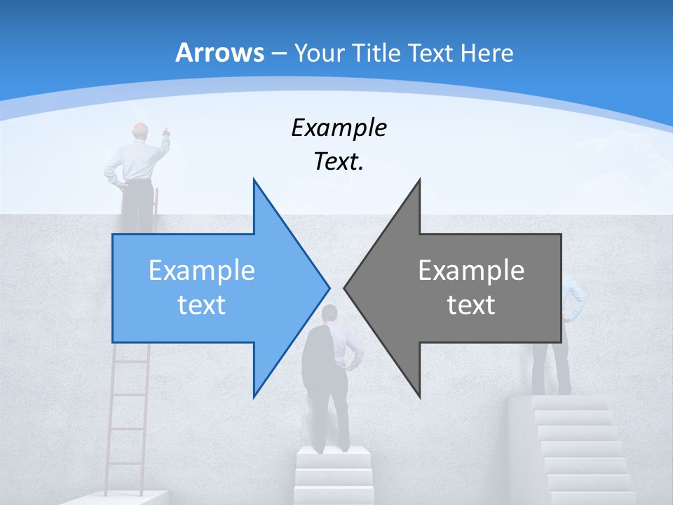 Success Pointing Retired PowerPoint Template
