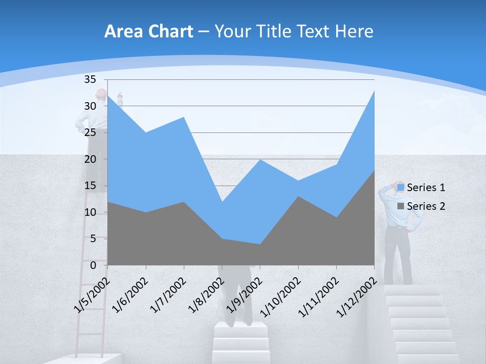Success Pointing Retired PowerPoint Template