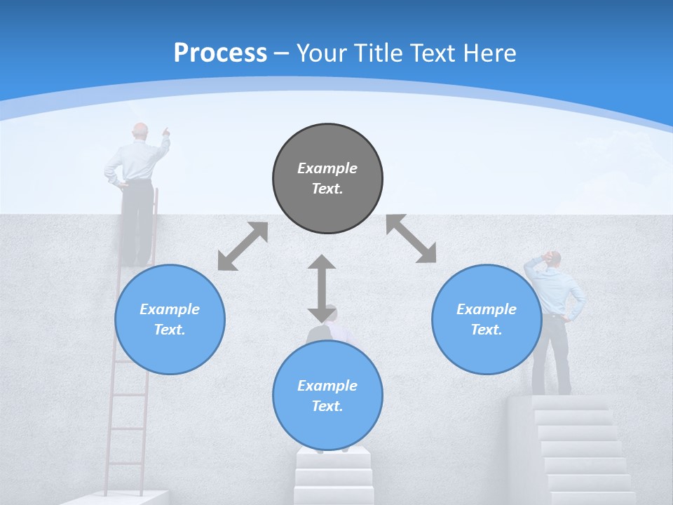 Success Pointing Retired PowerPoint Template