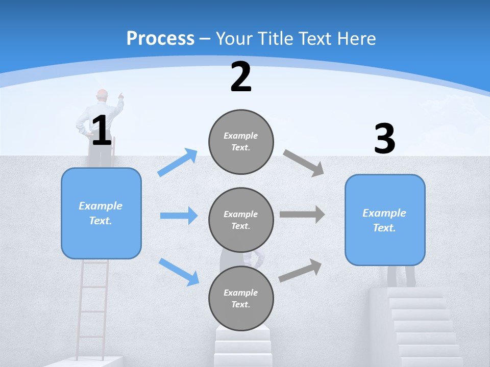Success Pointing Retired PowerPoint Template