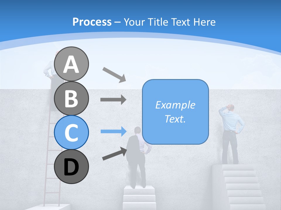 Success Pointing Retired PowerPoint Template