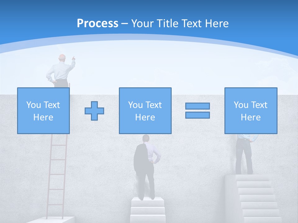 Success Pointing Retired PowerPoint Template