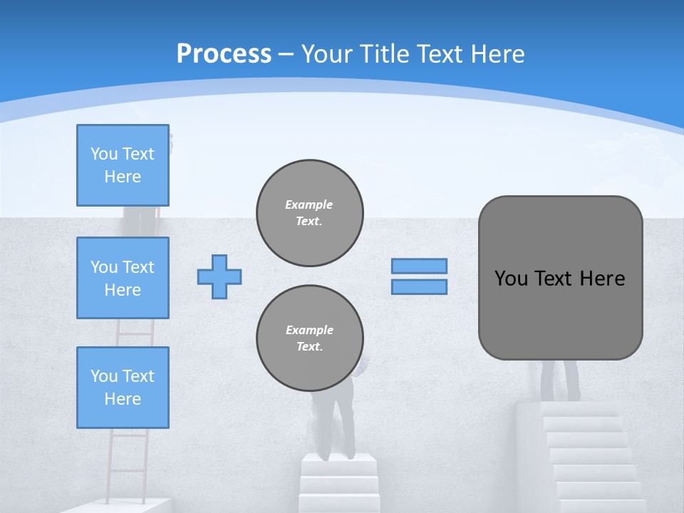 Success Pointing Retired PowerPoint Template