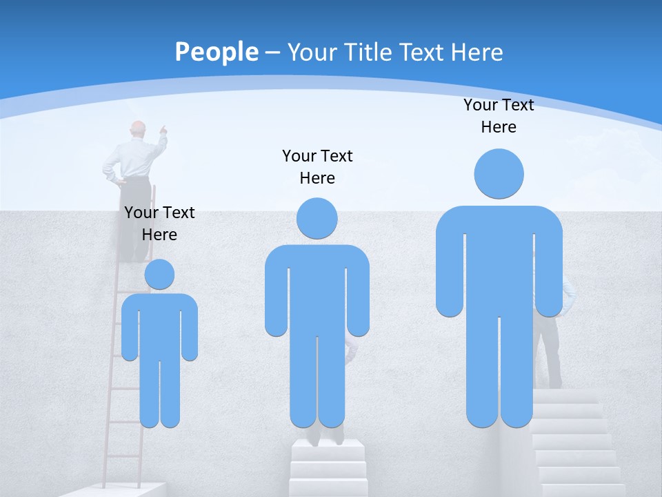 Success Pointing Retired PowerPoint Template