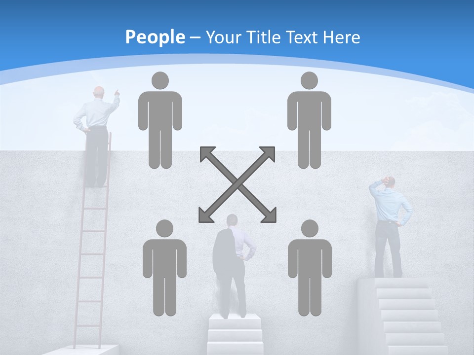 Success Pointing Retired PowerPoint Template