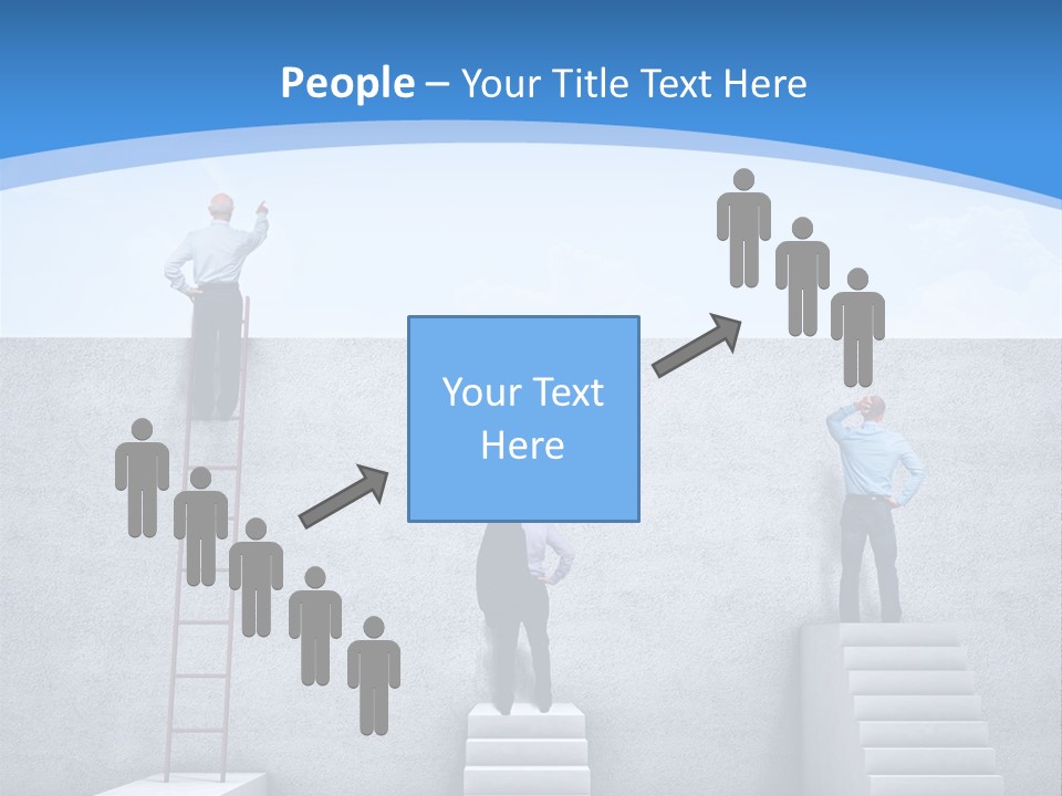 Success Pointing Retired PowerPoint Template