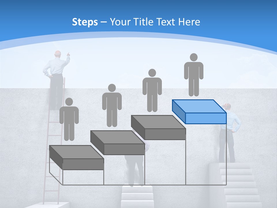 Success Pointing Retired PowerPoint Template