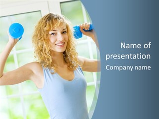 Girl Happy People PowerPoint Template