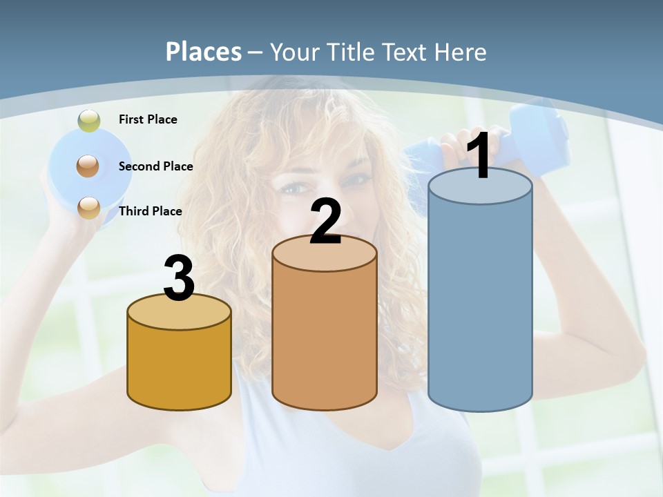 Girl Happy People PowerPoint Template