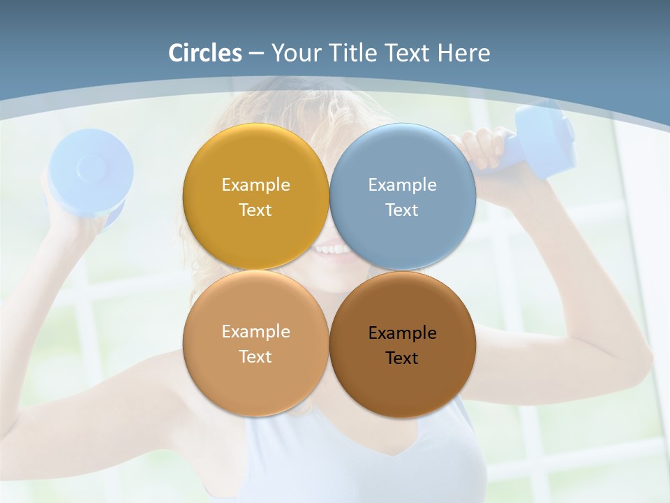 Girl Happy People PowerPoint Template