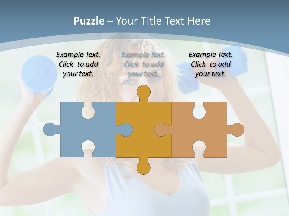 Girl Happy People PowerPoint Template