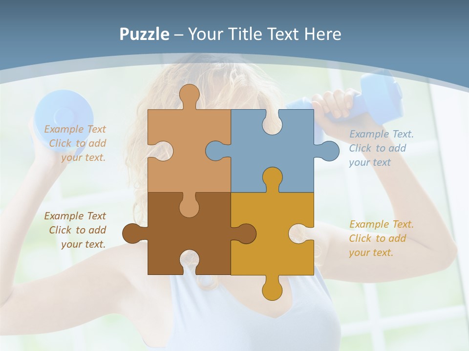 Girl Happy People PowerPoint Template