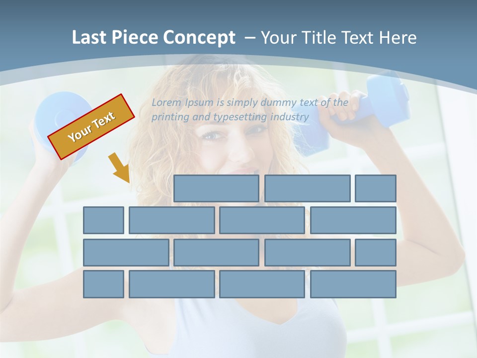 Girl Happy People PowerPoint Template