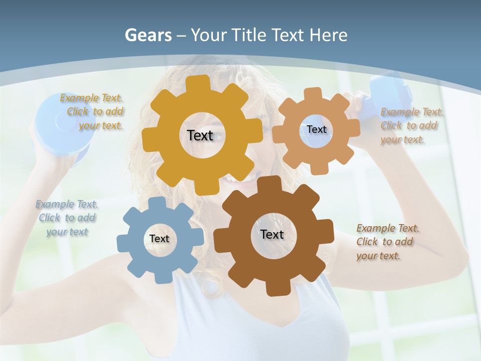 Girl Happy People PowerPoint Template