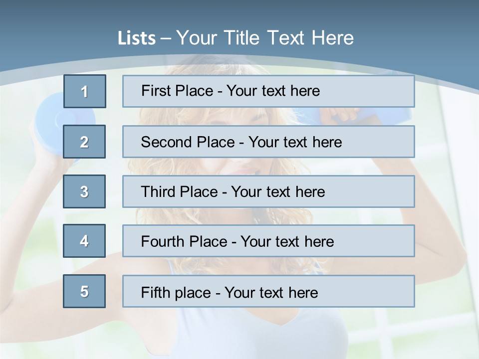 Girl Happy People PowerPoint Template