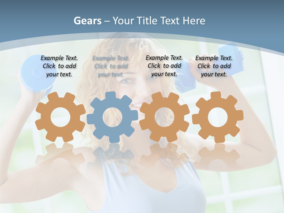 Girl Happy People PowerPoint Template