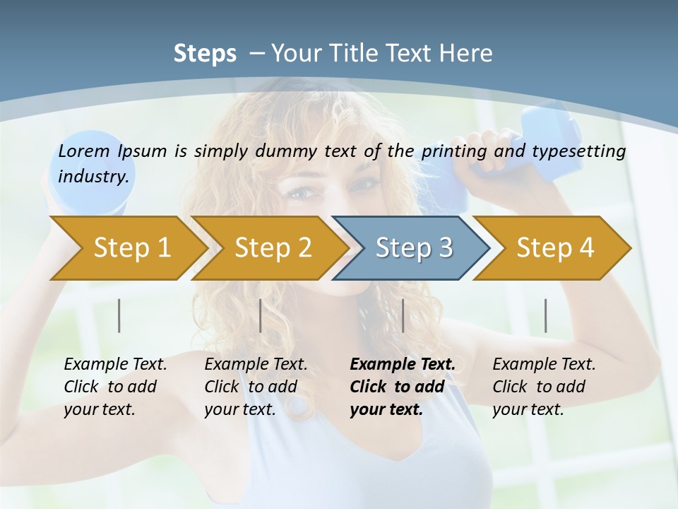 Girl Happy People PowerPoint Template