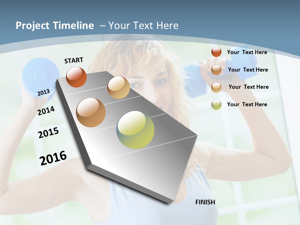 Girl Happy People PowerPoint Template