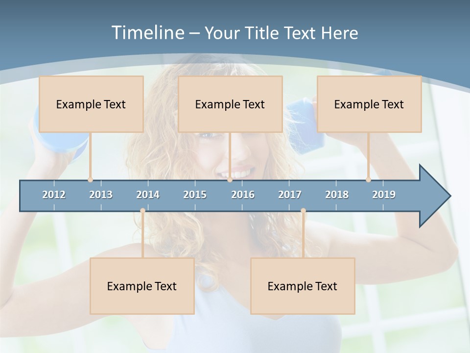Girl Happy People PowerPoint Template
