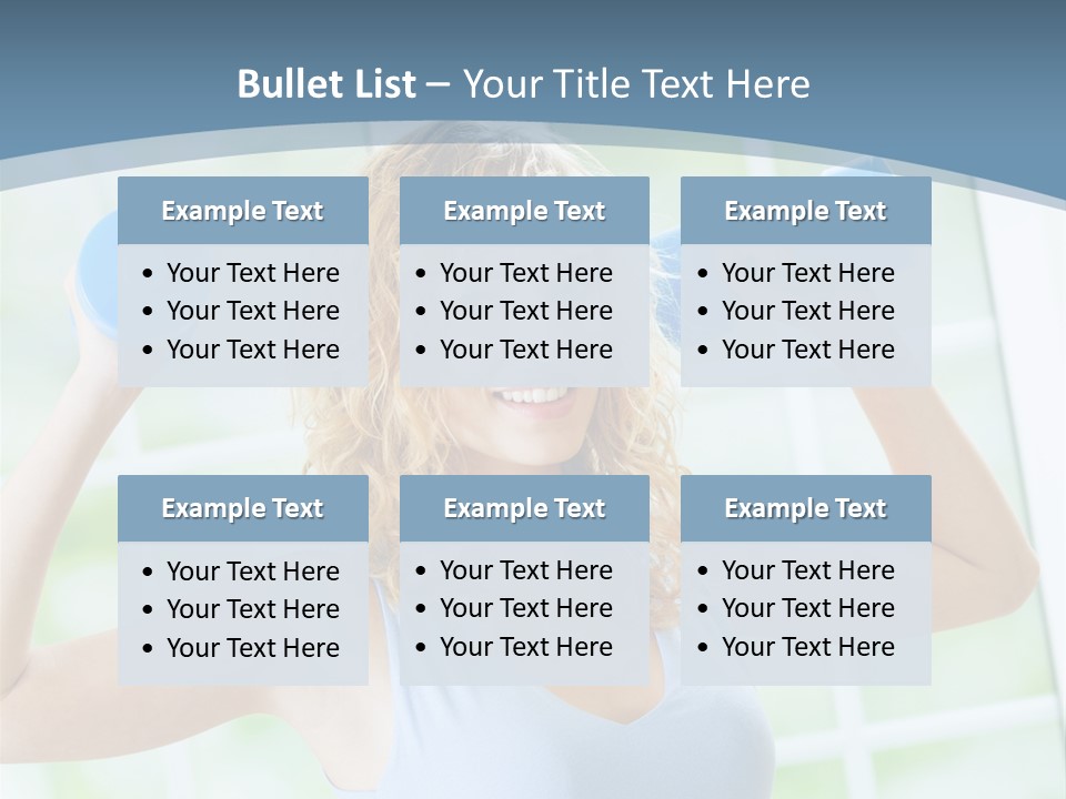 Girl Happy People PowerPoint Template