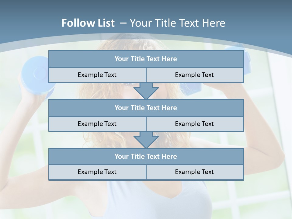 Girl Happy People PowerPoint Template