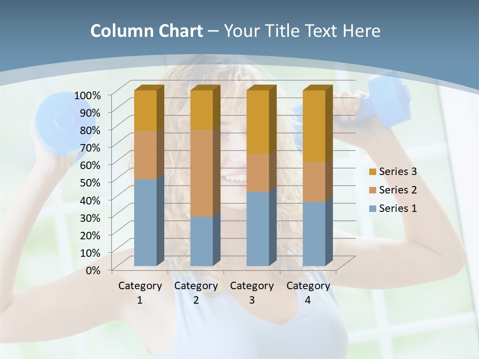 Girl Happy People PowerPoint Template