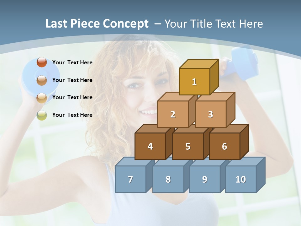 Girl Happy People PowerPoint Template