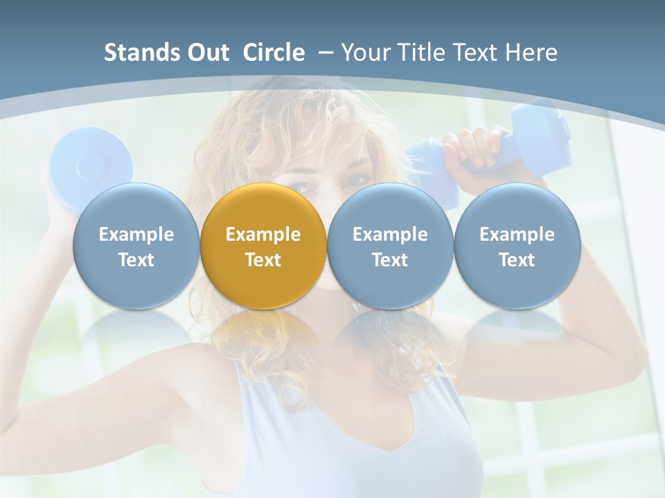 Girl Happy People PowerPoint Template